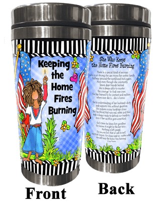 Wacky Stainless Steel Tumbler -  Home Fires (liberty)