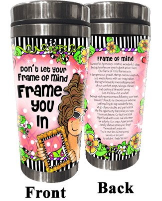 Wacky Stainless Steel Tumbler -  Frame of Mind