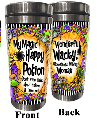 Wacky Stainless Steel Tumbler -  Magic Happy Potion (Halloween)