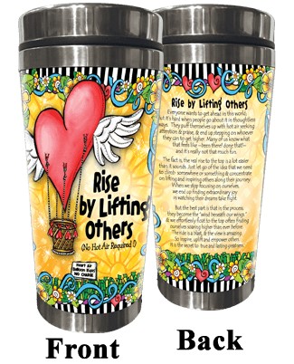 Wacky Stainless Steel Tumbler -  Rise by Lifting Others
