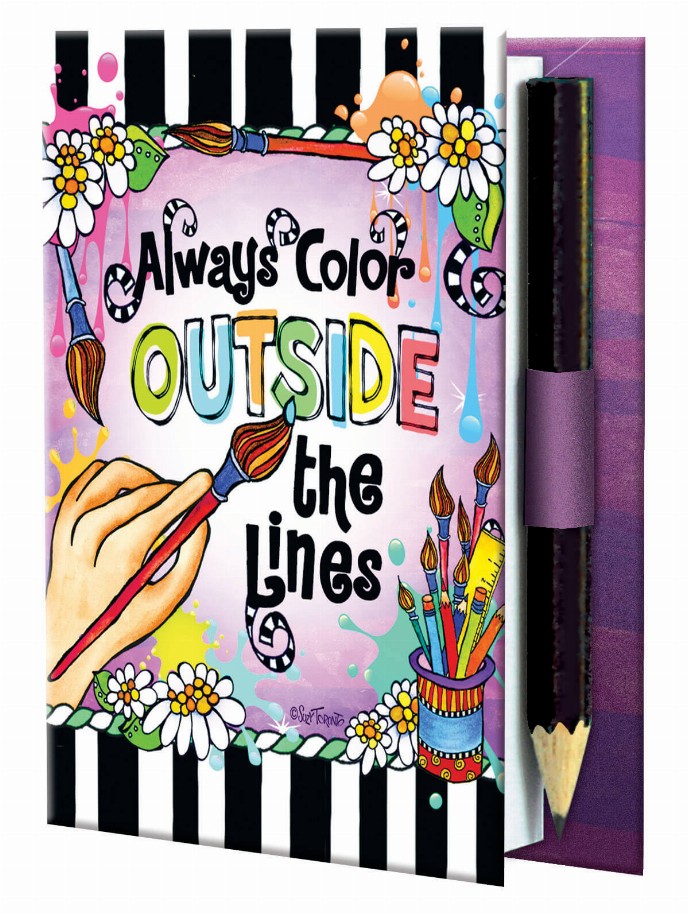 Wacky Stickypad Notebooks -  Color