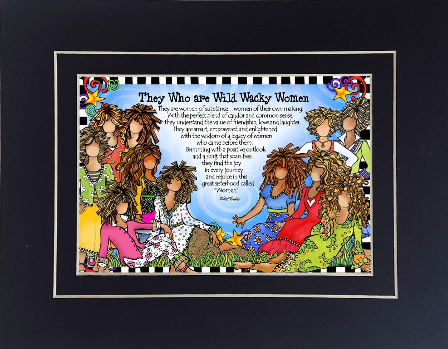 Wild Wacky Women - 8" x 10" Black Wild Wacky Women (11)