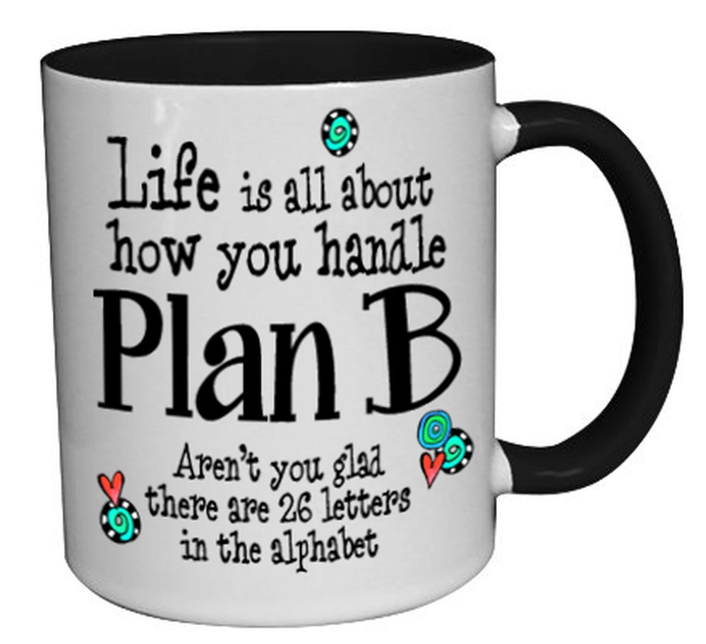 Wonderful Wacky Ceramic Mug - Plan B