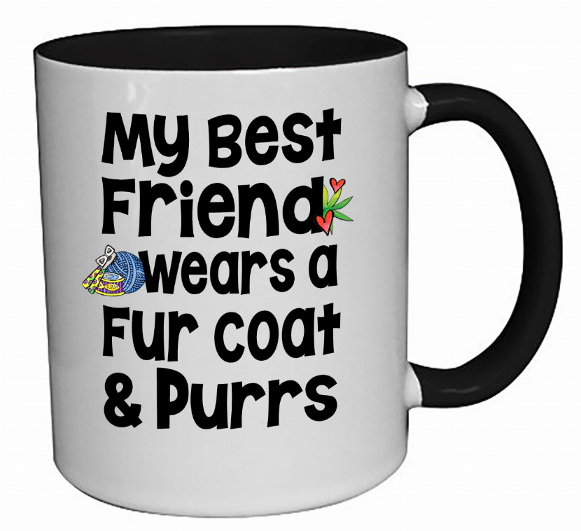 Wonderful Wacky Ceramic Mug - Best Friend CAT