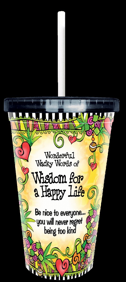 Wonderful Wacky Words COOL Cup - Wisdom for a Happy Life
