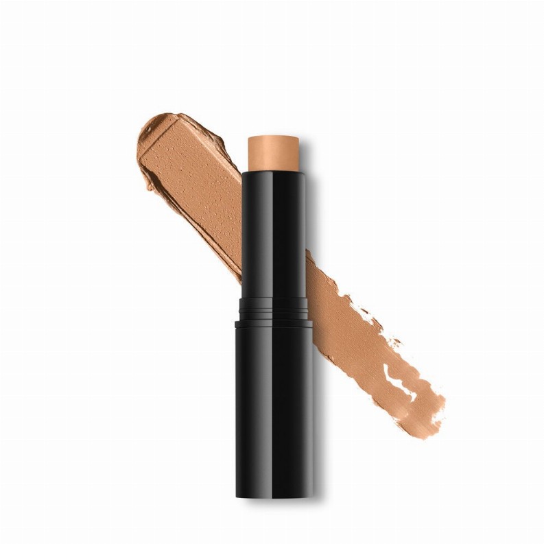 Natural Finish Creamy Foundation Stick 0.35 Oz. - Honey Beige-Medium skin with warm yellow olive undertone