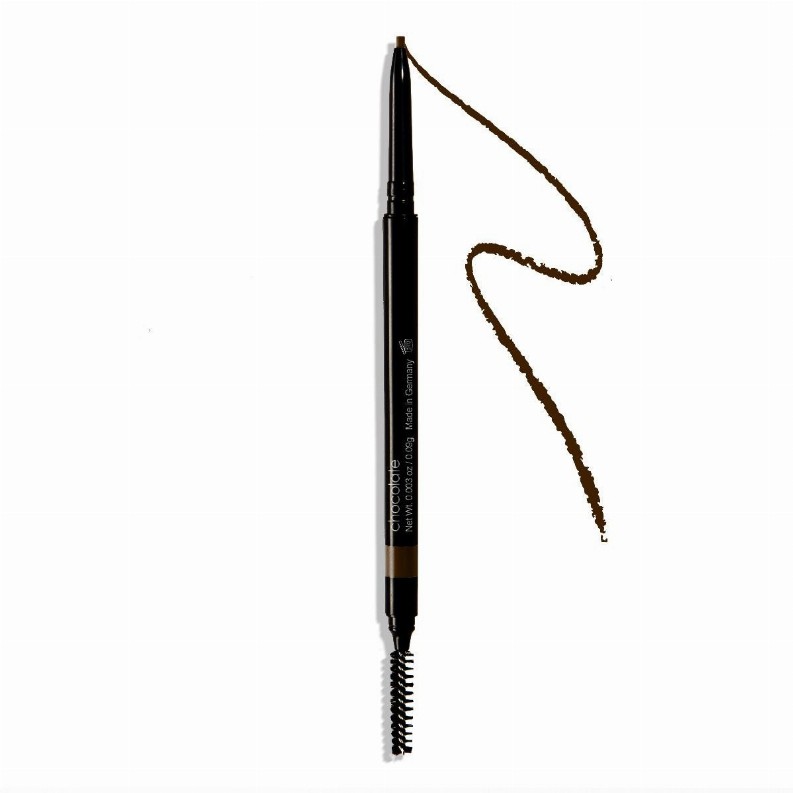 Precision Waterproof Retractable Brow Pencil - Chocolate - Dark Brown/Black with Neutral Undertones