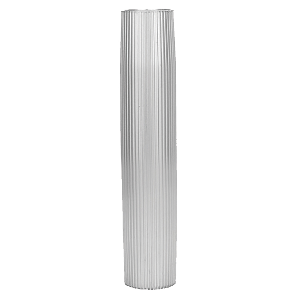 TACO Aluminum Ribbed Table Pedestal - 2-3/8" O.D. - 26" Length