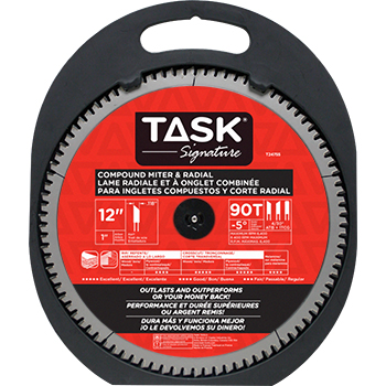 12"x90Tx1" TASK Signature Compound Mitre Blade