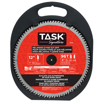 12"x96Tx1" TASK Signature Melamine & Fine Cut Blade