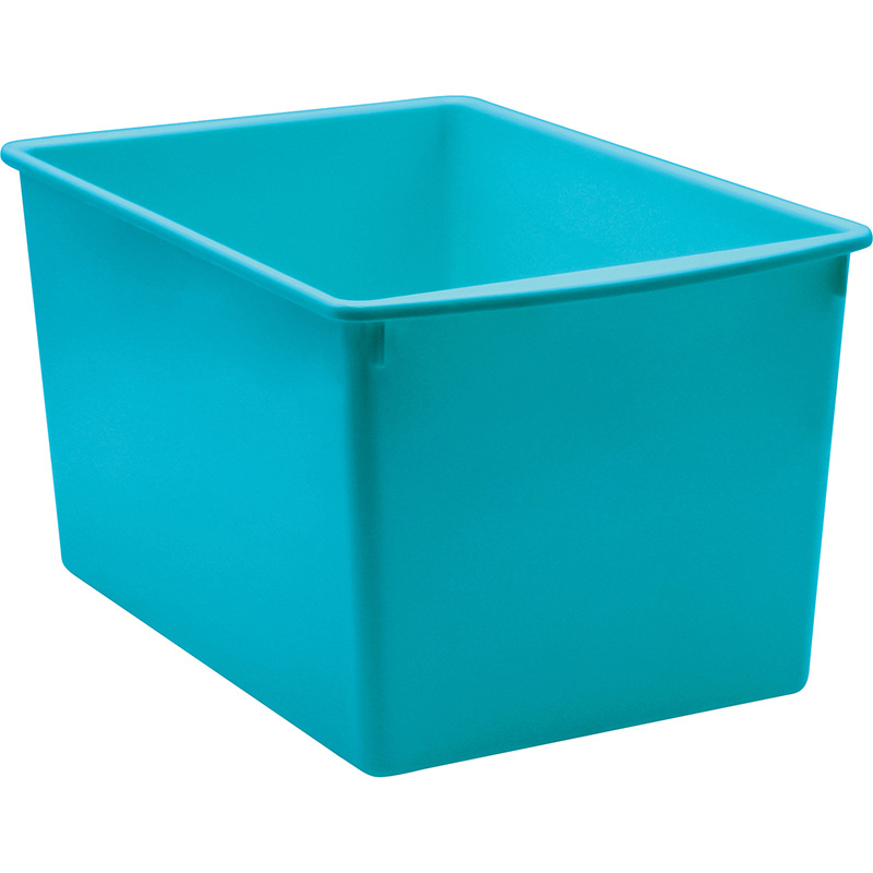 Plastic Multi-Purpose Bin, Teal