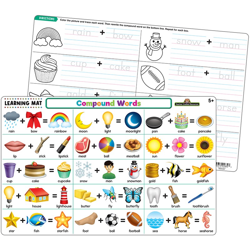 Compound Words Learning Mat