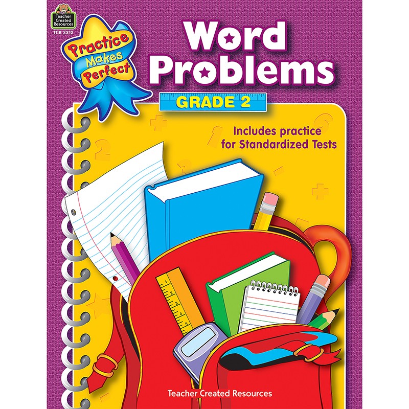 Practice Makes Perfect: Word Problems Book, Grade 2