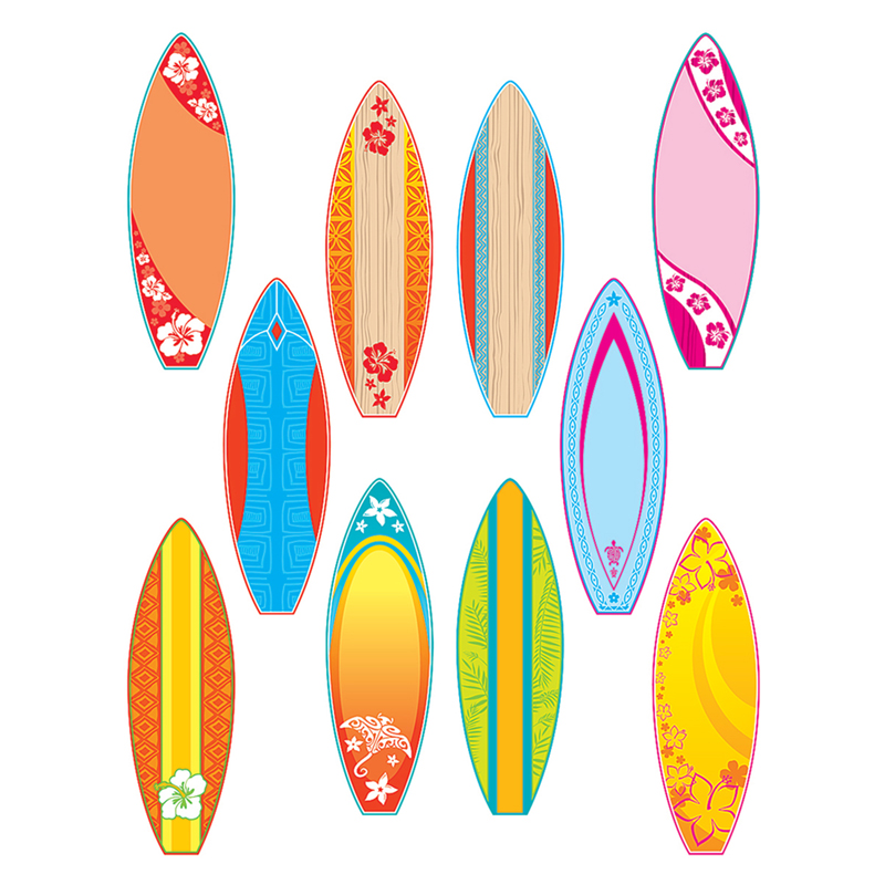 Surfboards Accents, Pack of 30