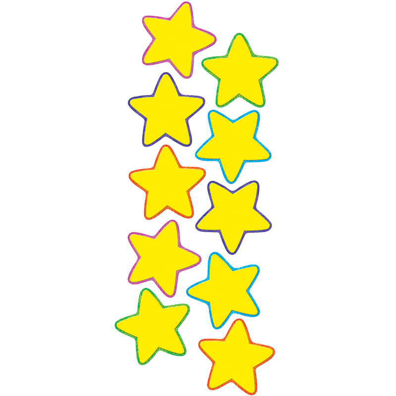 Yellow Stars Accents, Pack of 30