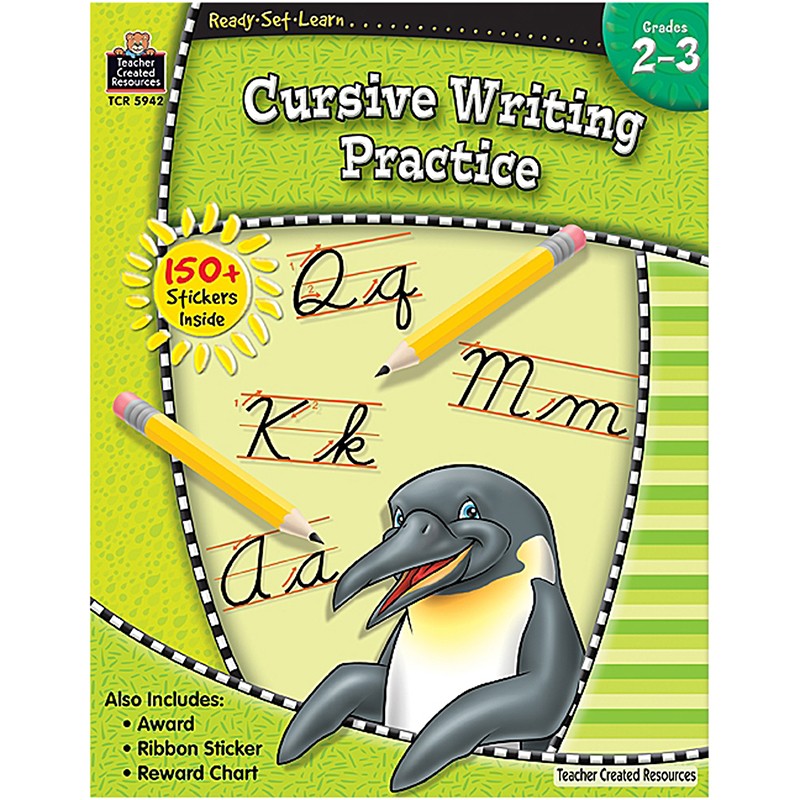 Ready- Set- Learn Cursive Writing Practice, Grades 2-3