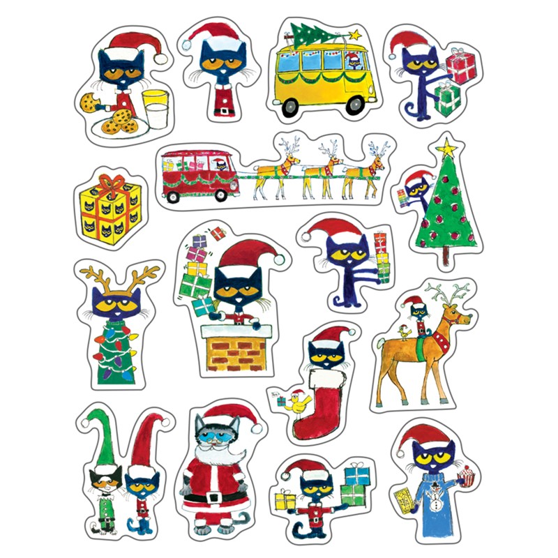 Pete the Cat Christmas Stickers, Pack of 120