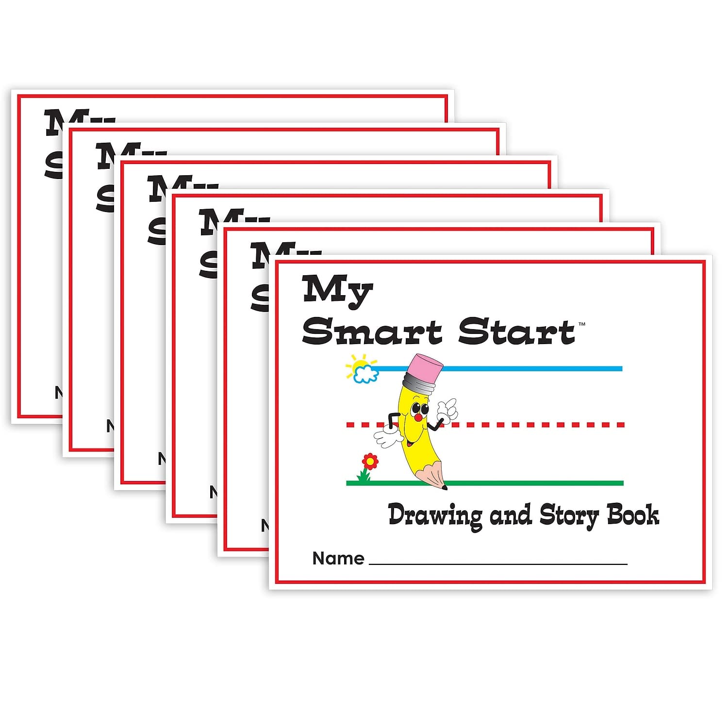 Smart Start Handwriting Series, Journals, Grades K-1, Landscape, Pack of 6