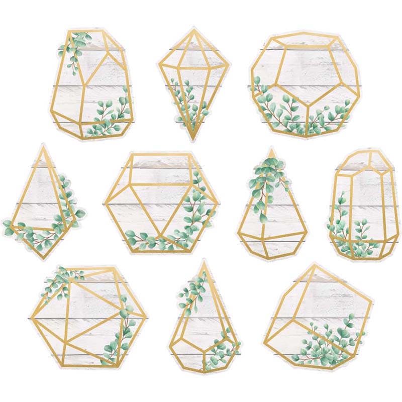 Eucalyptus Geometric Terrariums Accents, Pack of 30