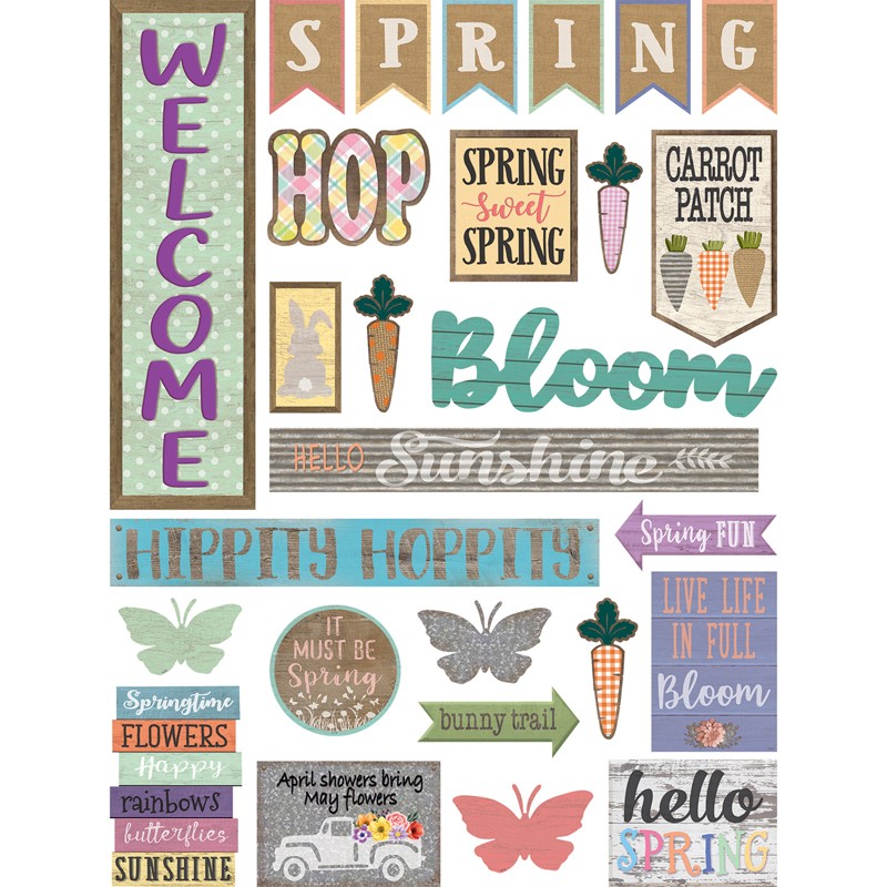 Home Sweet Classroom Spring Mini Bulletin Board Set