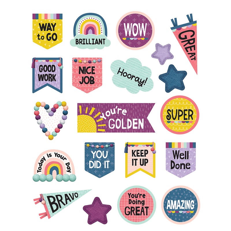 Oh Happy Day Stickers, Pack of 120