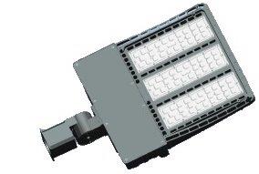 Shoebox Flood Fixture-Led, 5000K, 100W, 100~277V, Slip Fitter