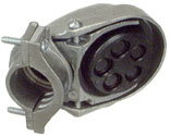 58010 1 In. Service Clamp On Cap