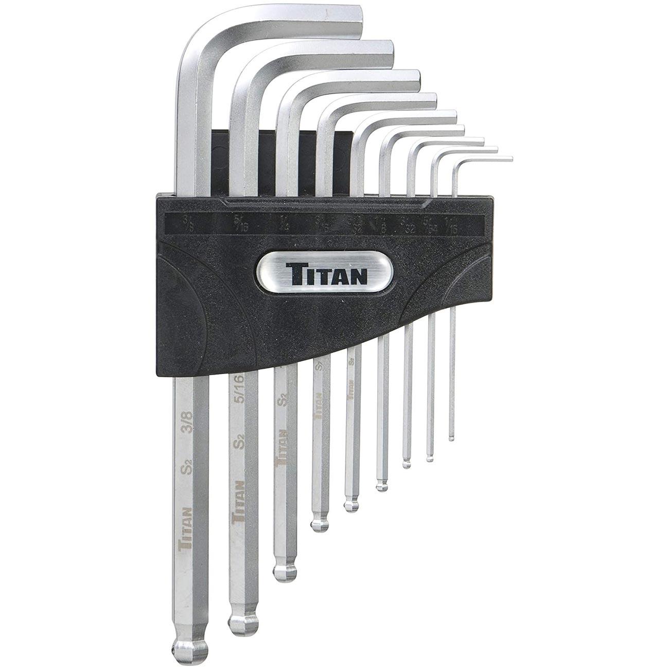 Titan 9 pc  Ball End SAE Hex Key Set