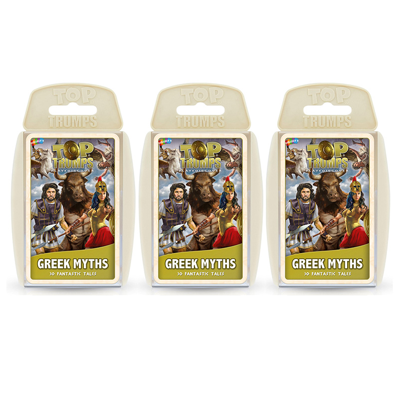 Greek Mythology Card Game, Pack of 3