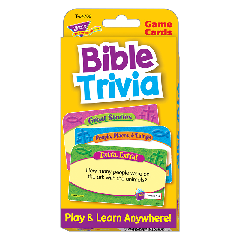 Bible Trivia Challenge Cards