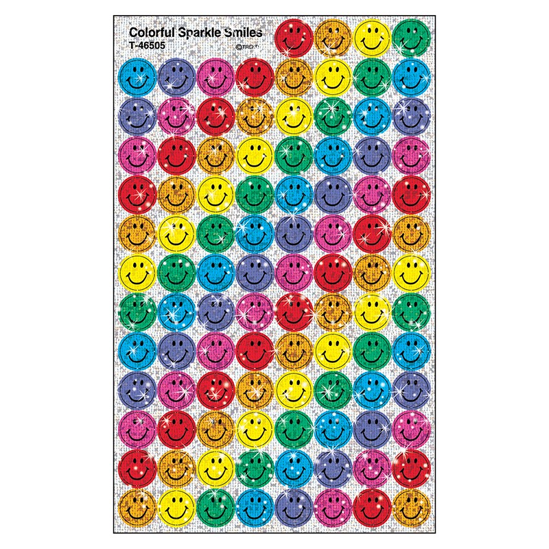 Colorful Smiles superSpots Stickers-Sparkle, 400 ct