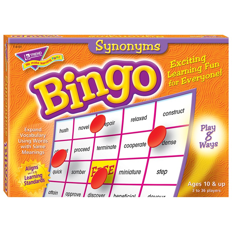 Synonyms Bingo Game