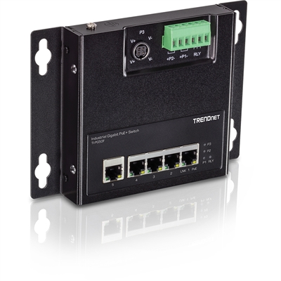 5 Port Industrial Gigabit PoE+