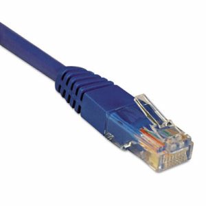 CAT5e Molded Patch Cable, 25 ft., Blue
