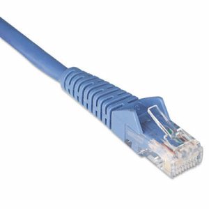 CAT6 Snagless Molded Patch Cable, 1 ft, Blue