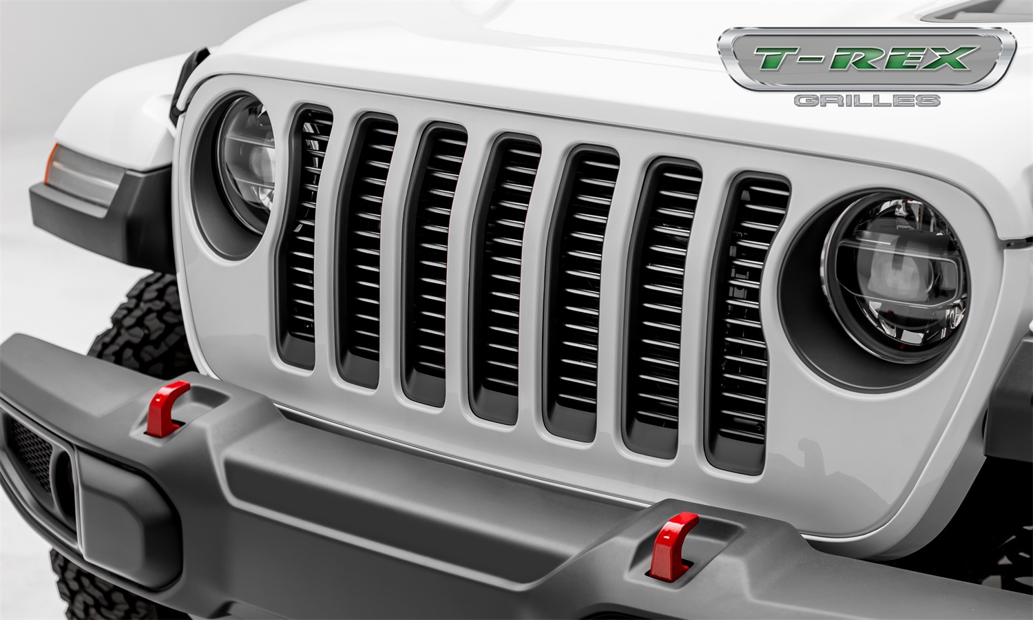 18-C WRANGLER JL SILVER ALUMINUM BILLET GRILLE ROUND