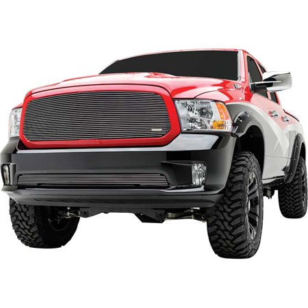 13-14 RAM TRADESMAN/EXPRESS/HFE/SLT/OUTDOORSMAN POLISHED 1PC BILLET GRILLE