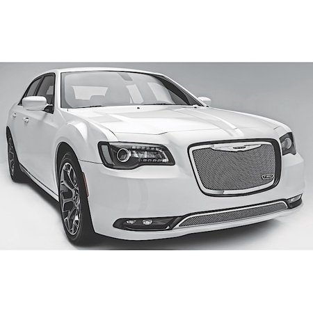 15-C CHRYSLER 300 UPPER CLASS MESH GRILLE MAIN FULL REPLACEMENT 1PC POLISHED STAINLESS STEEL