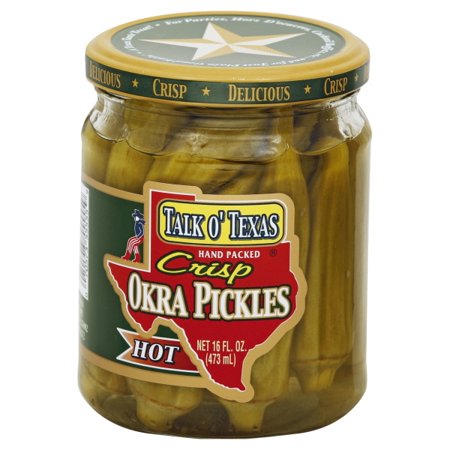 Talk O Texas Hot Pickled Okra (6x16Oz)