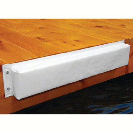 Vinyl Covered Dock Bumper Wht