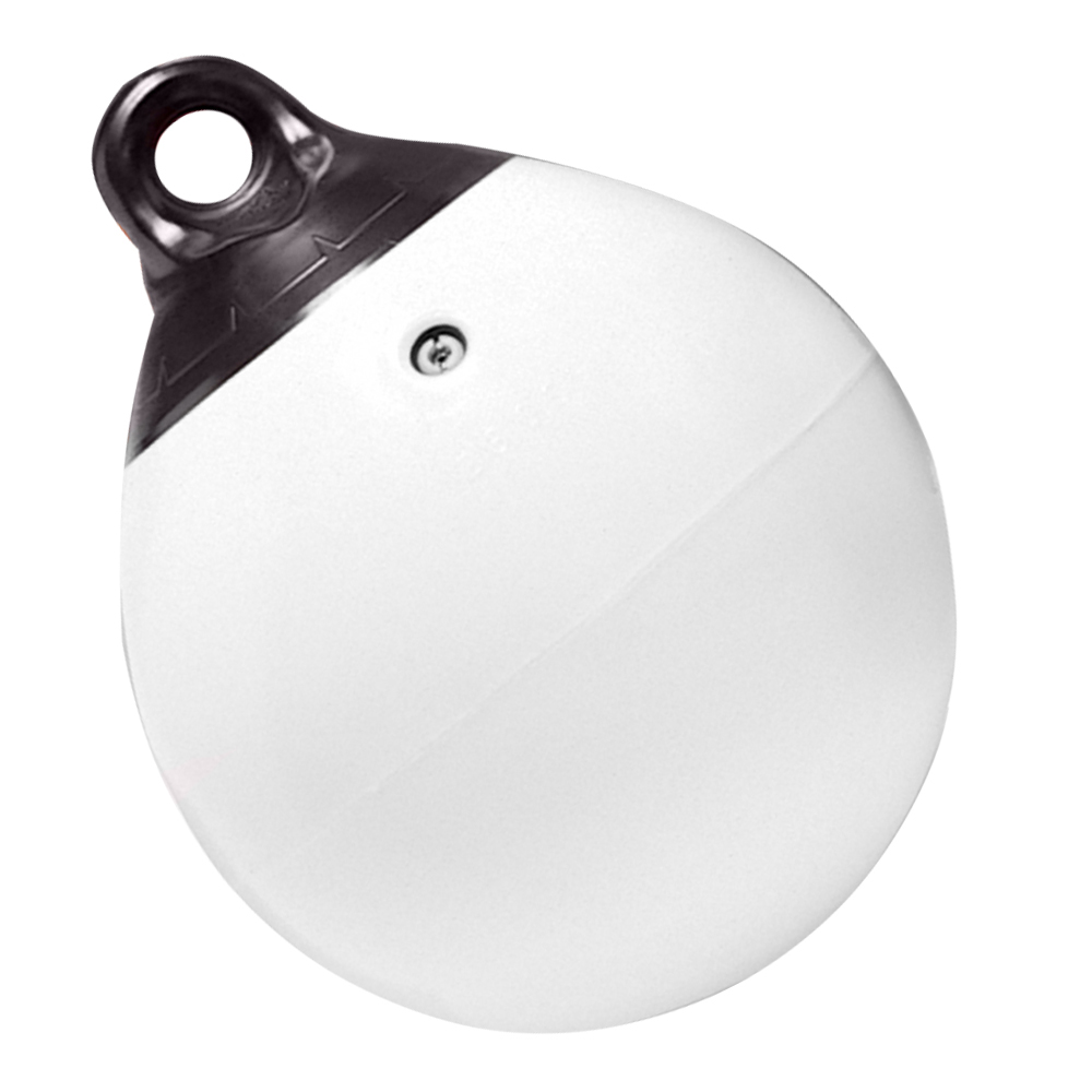 Taylor Made 15" Tuff End Inflatable Vinyl Buoy - White