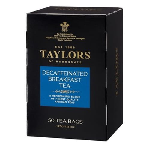 Taylors Of Harrogate Decaffeinated Breakfast Tea (6x50BG )