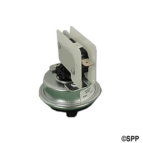 Pressure Switch, Tecmark, SPST, 25 Amp, 1-5 Psi, 1/8" NPT, Plastic