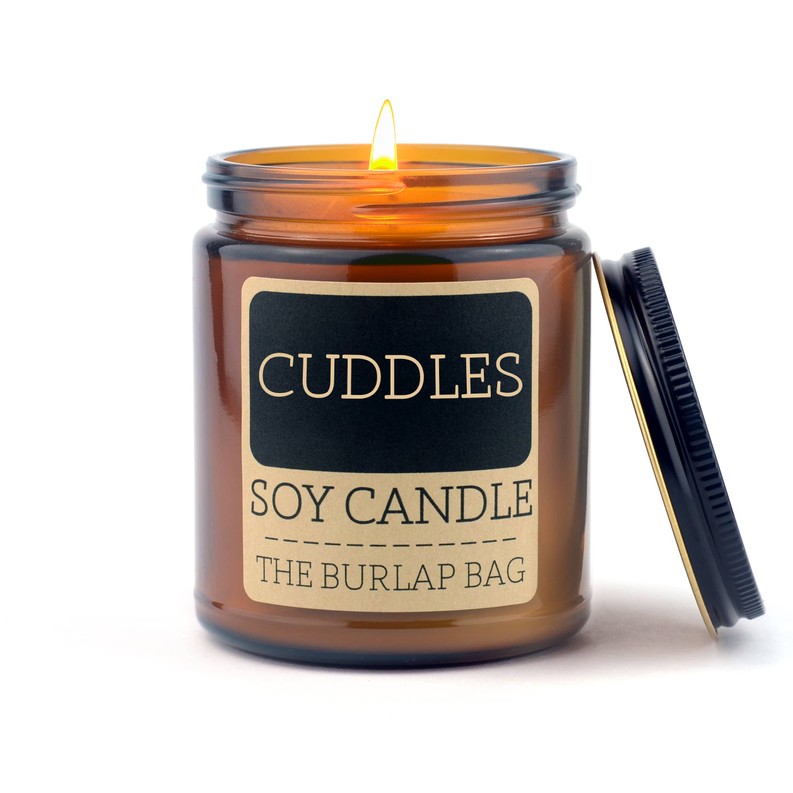 The Burlap Bag Candles 9oz  Cuddles