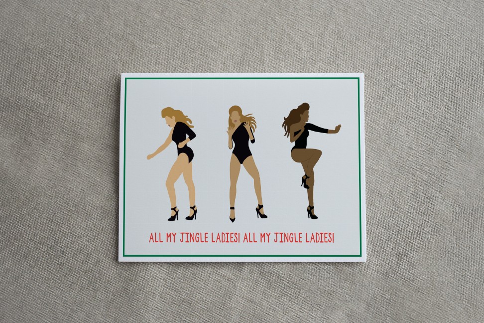 Christmas Greeting Card - Jingle Ladies