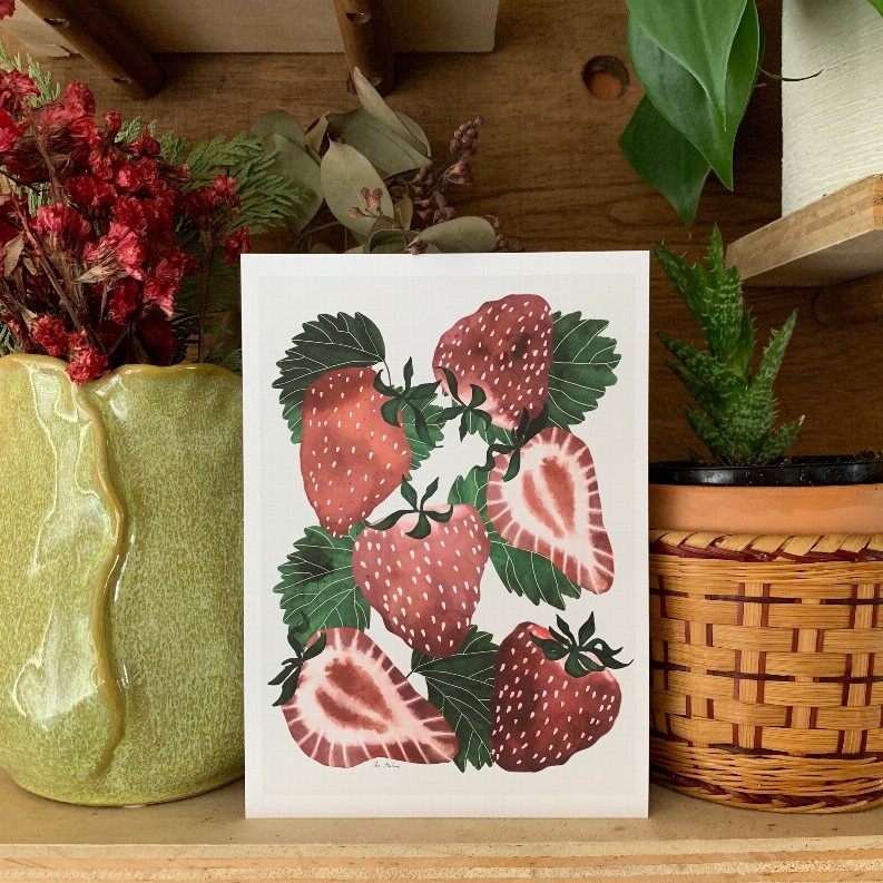 Strawberries - 17x22