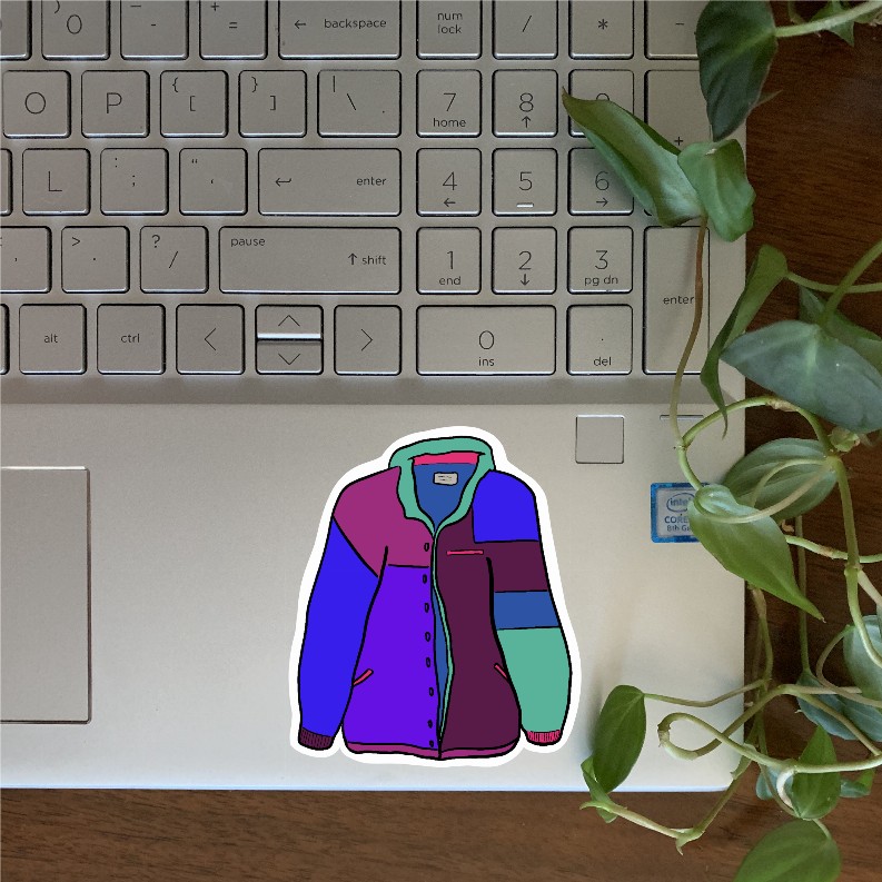 Windbreaker Sticker