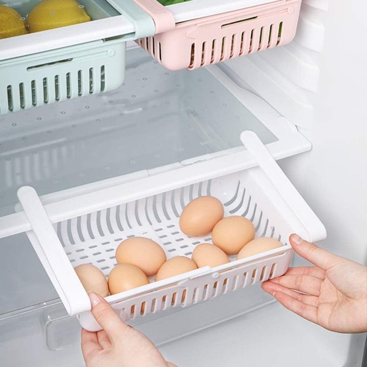 Refrigerator Storage Drawer - White