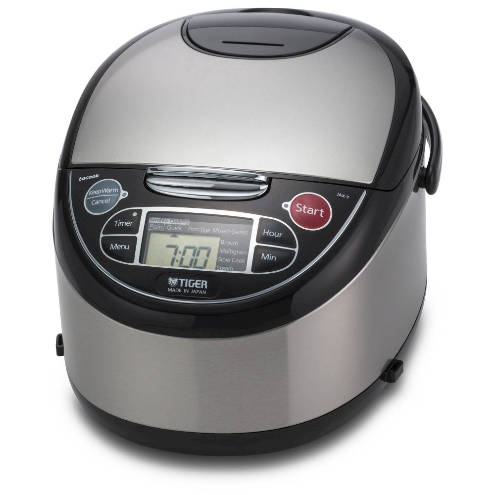 Tiger JAX-T10U-K Stainless Steel 5.5Cup Micom Rice Cooker