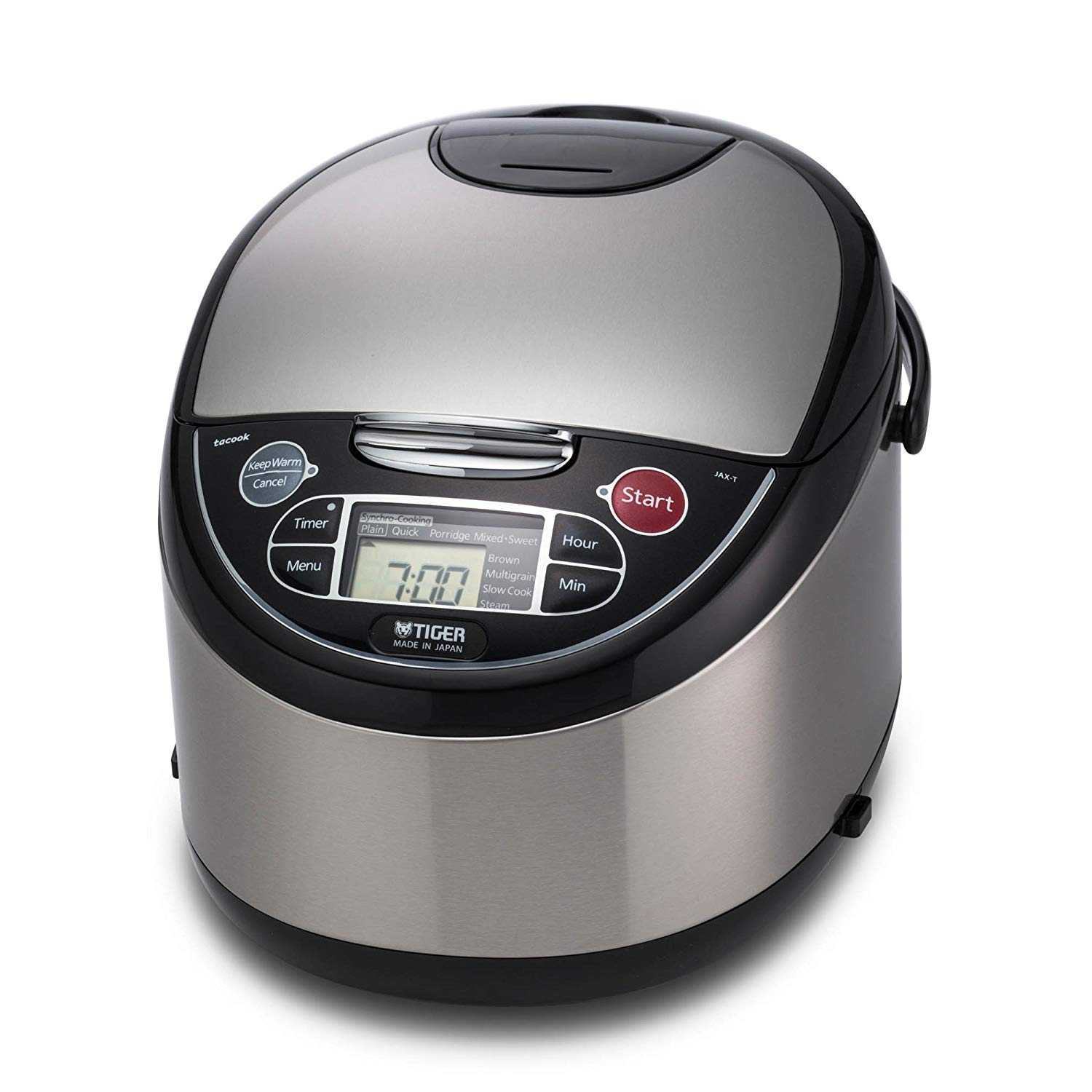 Tiger JAX-T18U-K Stainless Steel 10 Cup Micom Rice Cooker